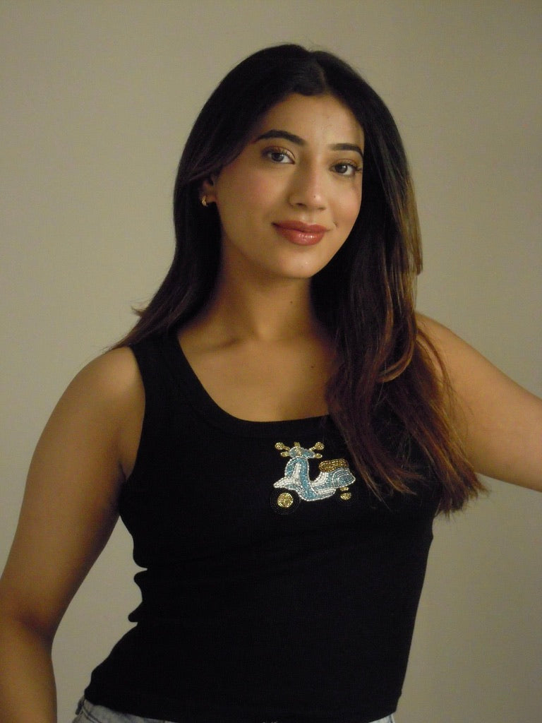 Vroom Baby Tank (Black)