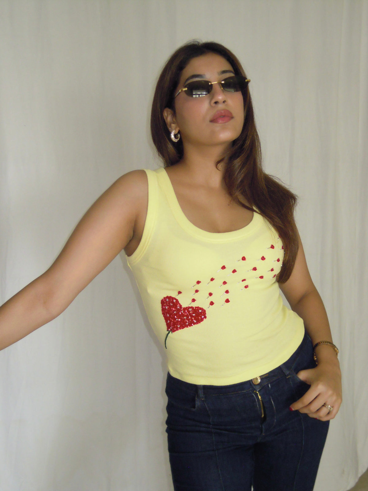 Love Bloom Tank(Butter Yellow)