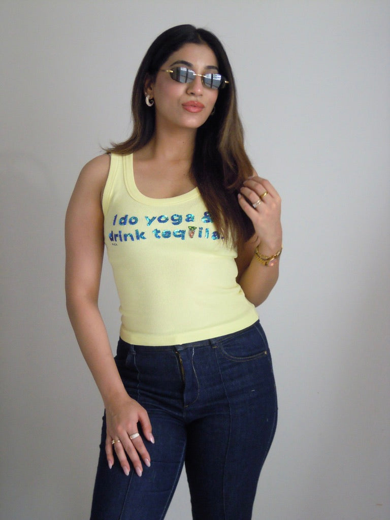Tequila First Tank (Butter Yellow)