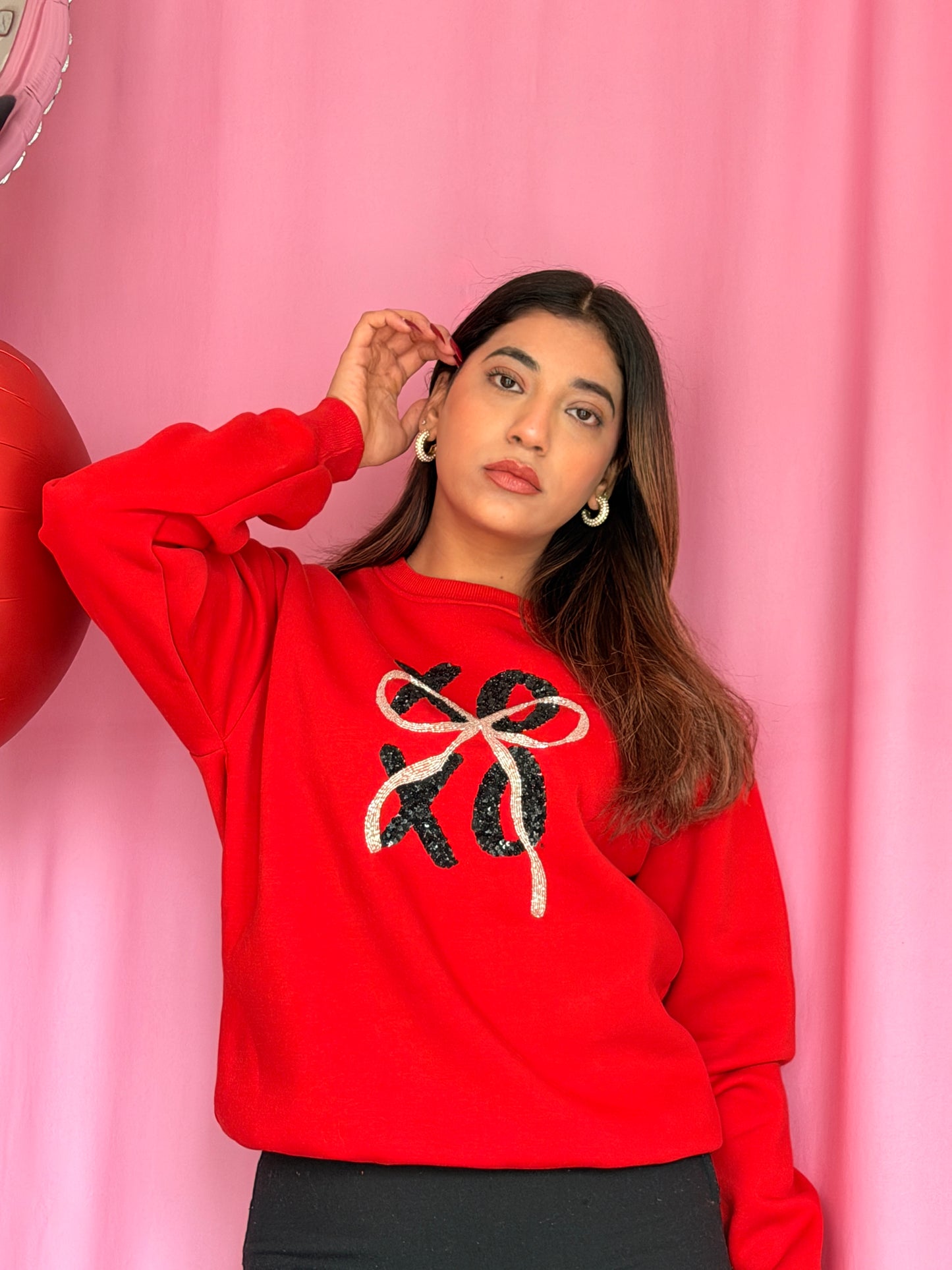XO Bow Sweatshirt