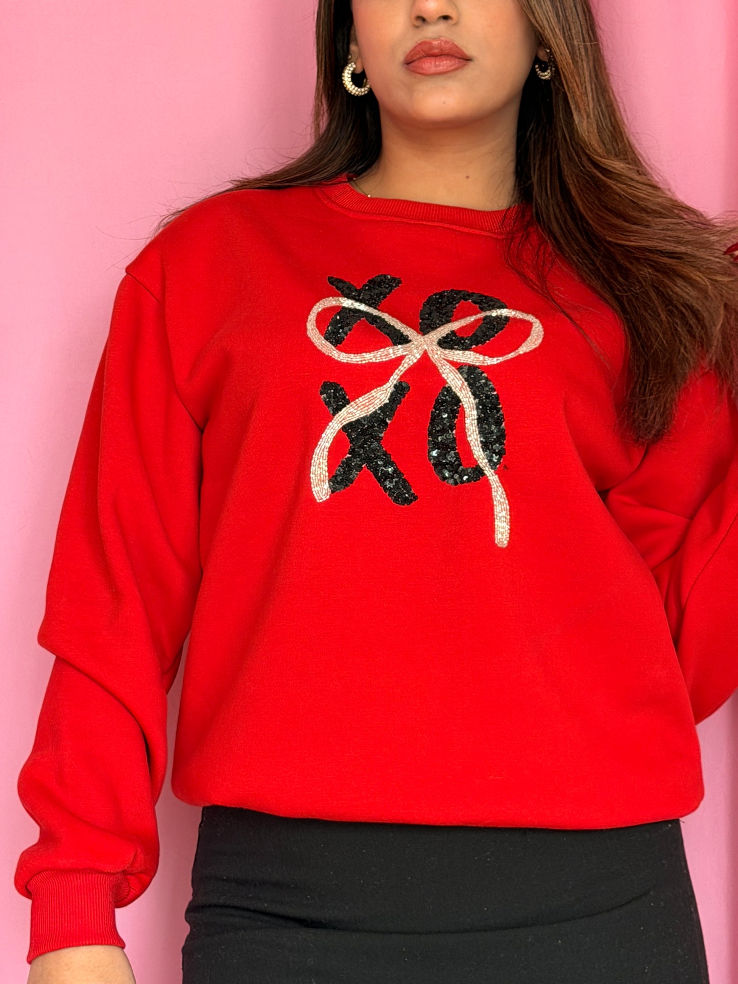 XO Bow Sweatshirt
