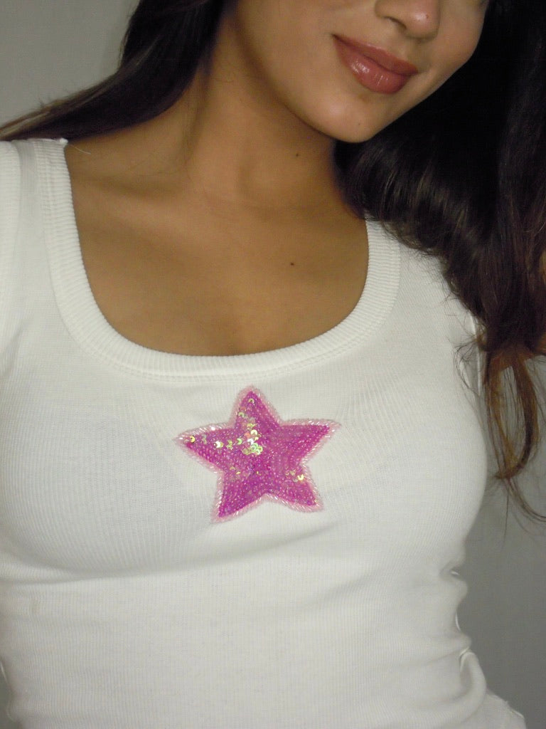 Midnight Star Tank (White)