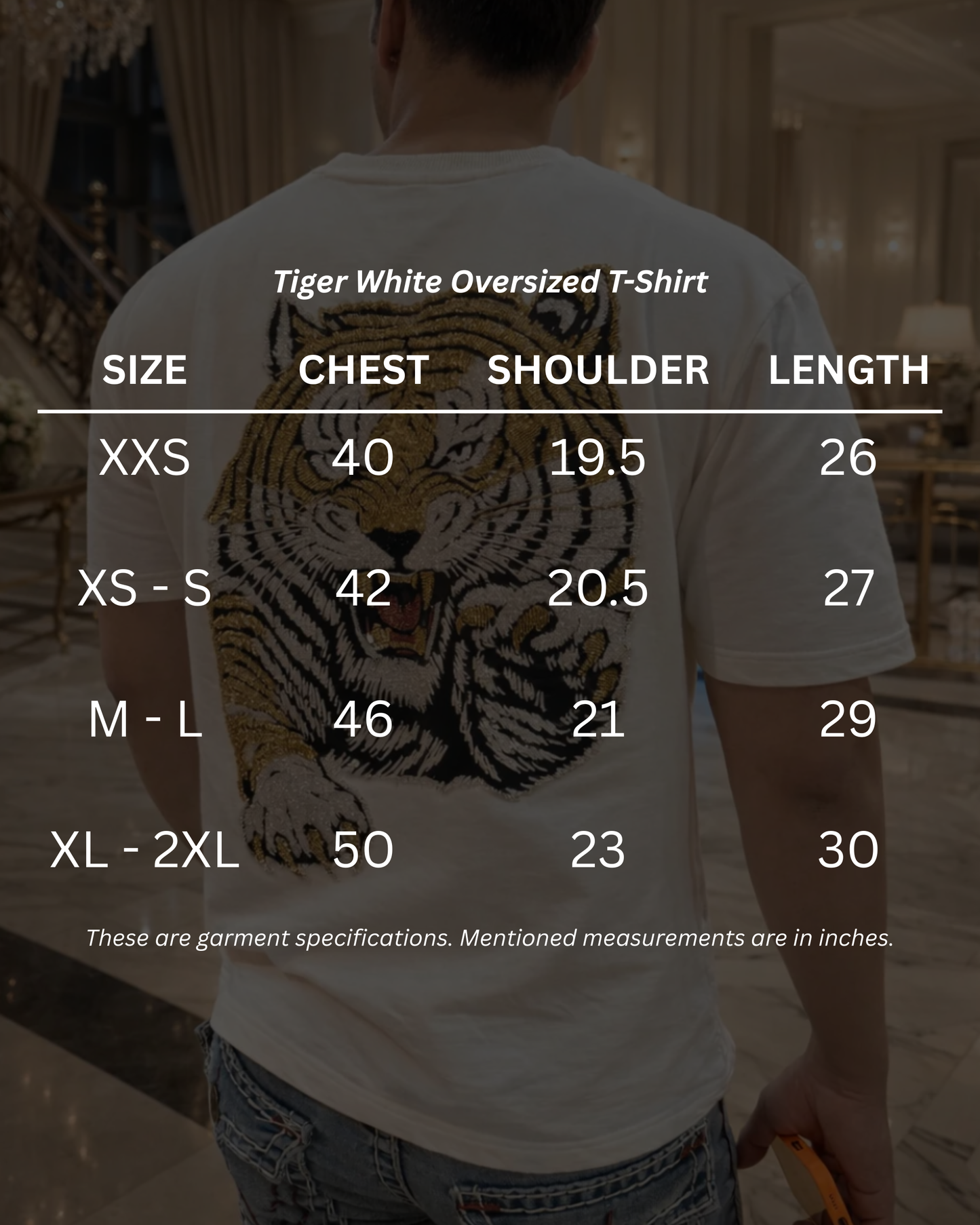 Tiger White T-Shirt