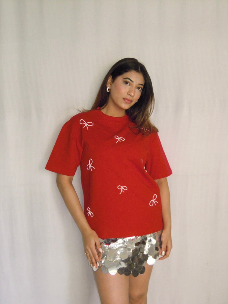 Pearl Bow (red)
