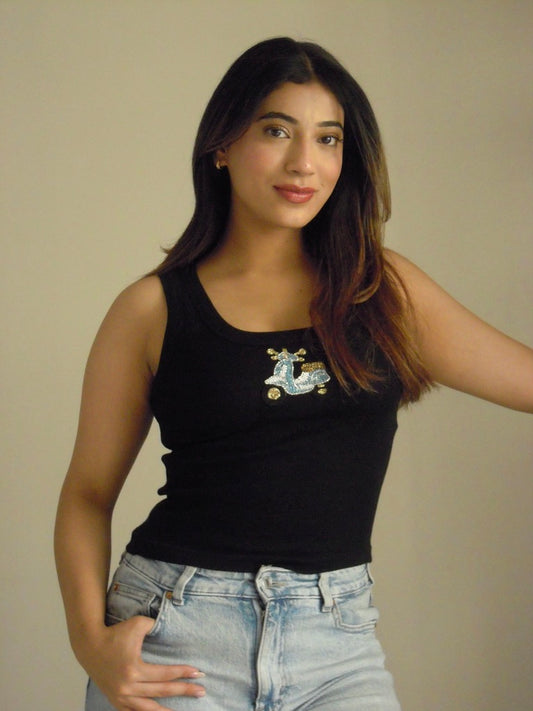 Vroom Baby Tank (Black)