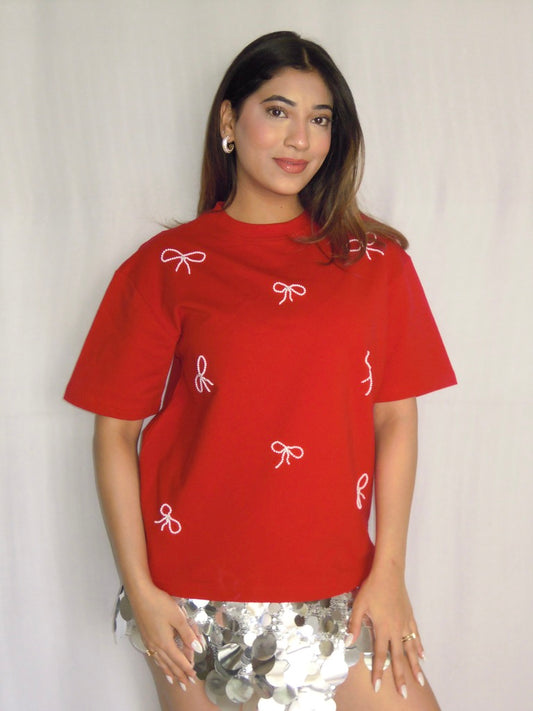 Pearl Bow (red)