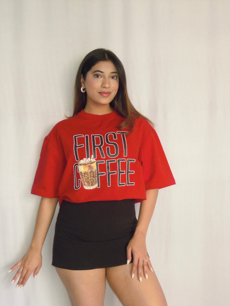 First Coffee (red)