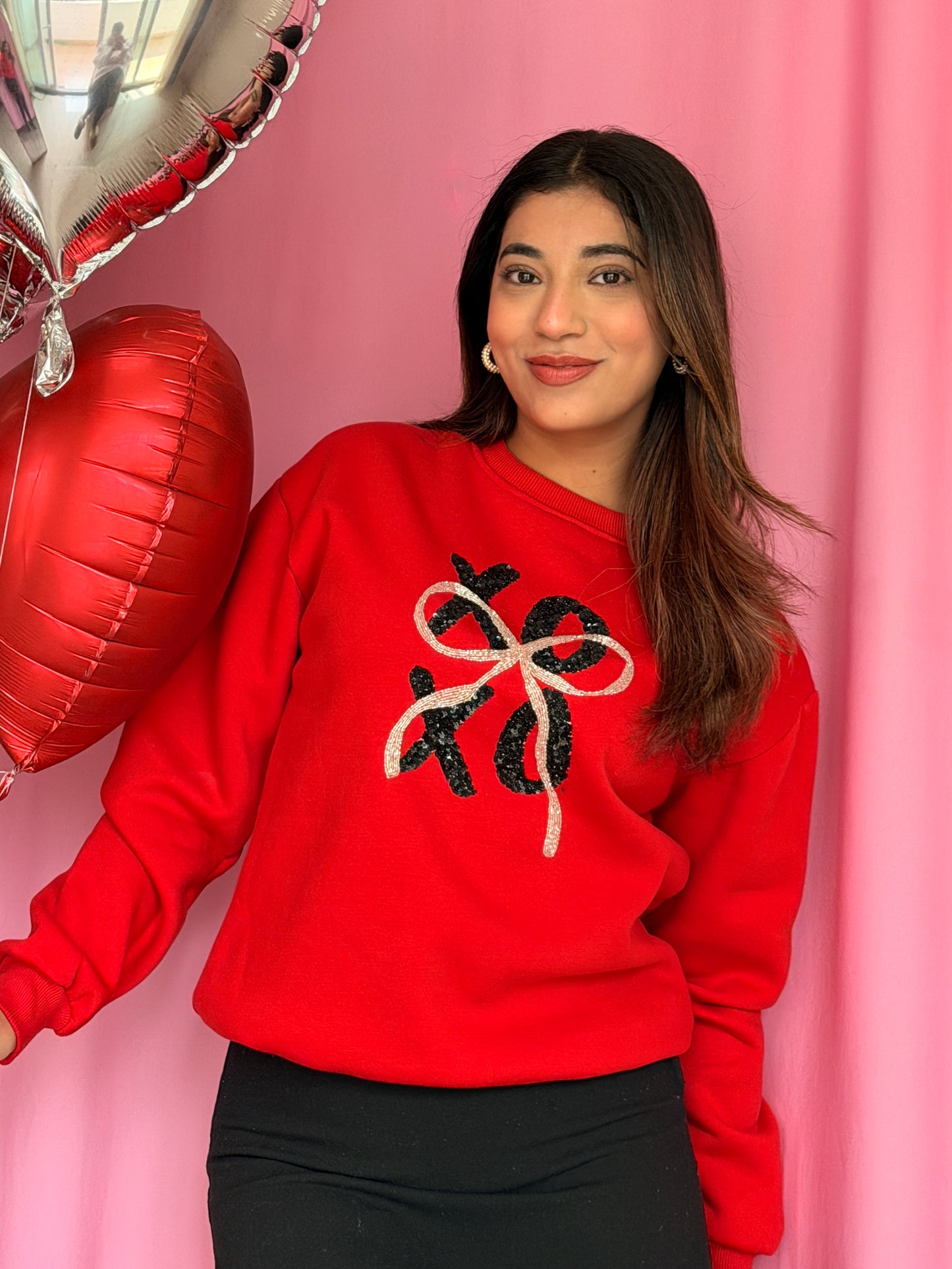 XO Bow Sweatshirt