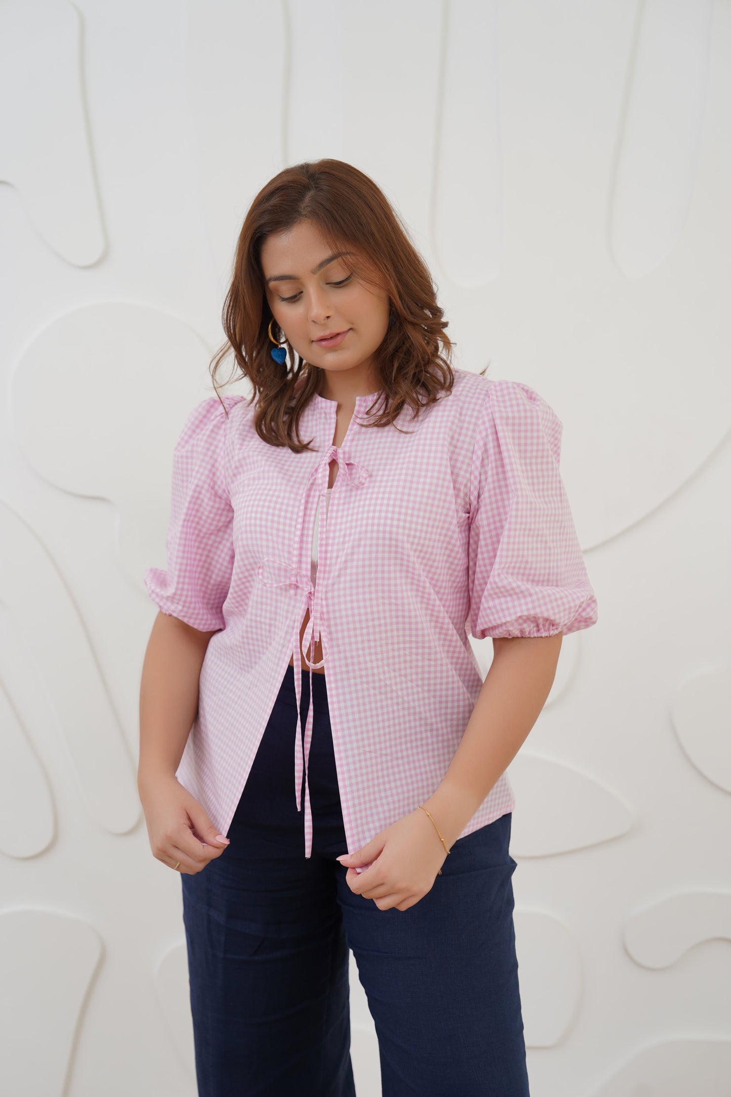 Grace Gingham Top