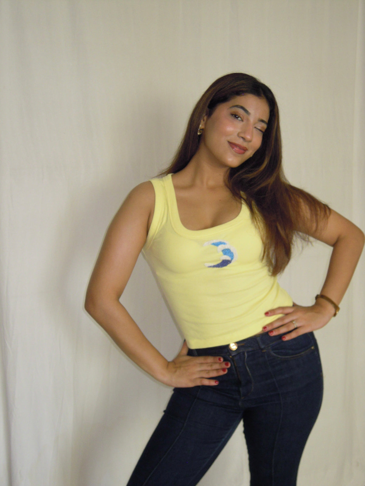 Ocean Baby Tank (Butter Yellow)