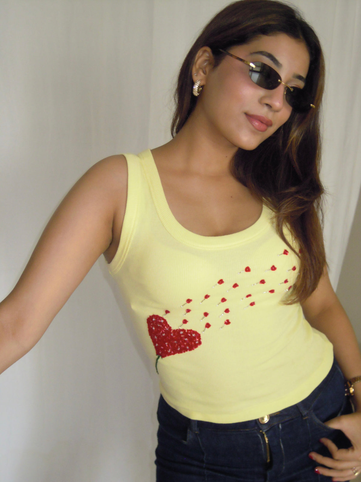 Love Bloom Tank(Butter Yellow)