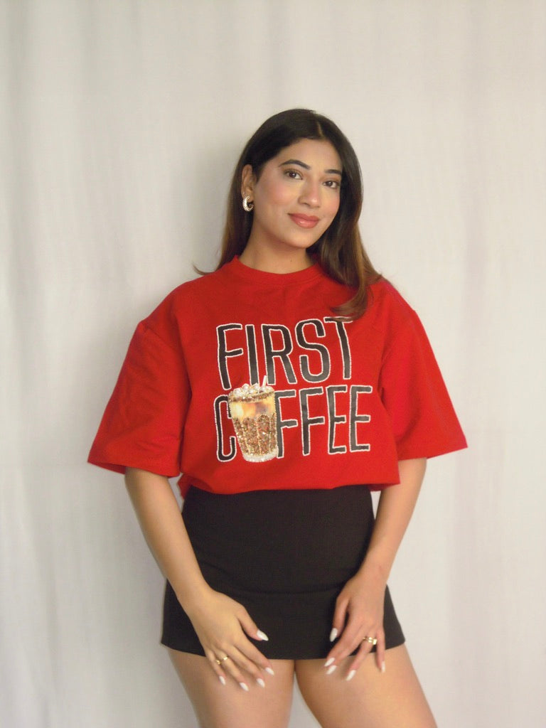 First Coffee (red)