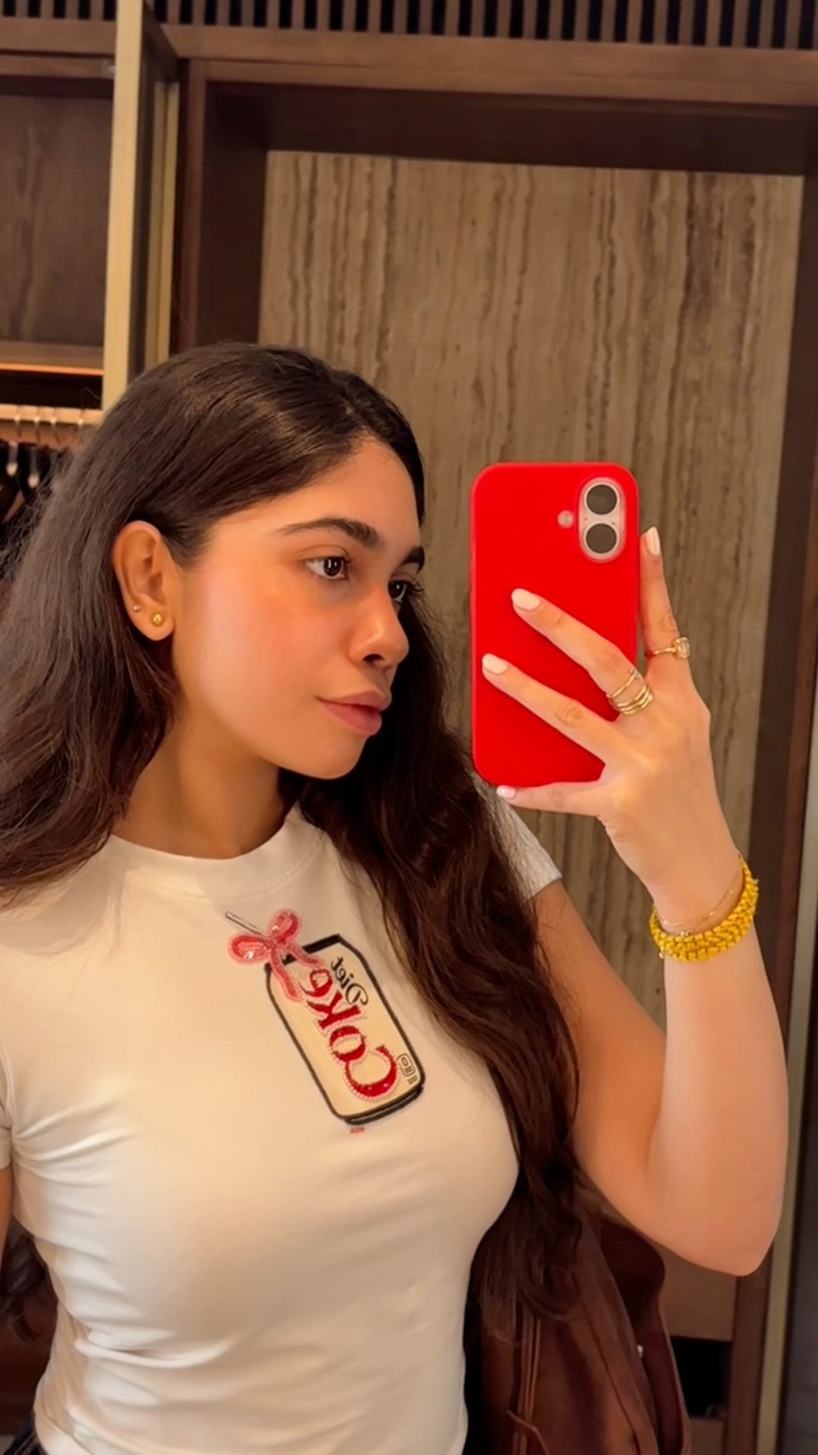 Diet Coke Sculpted Tee (White)