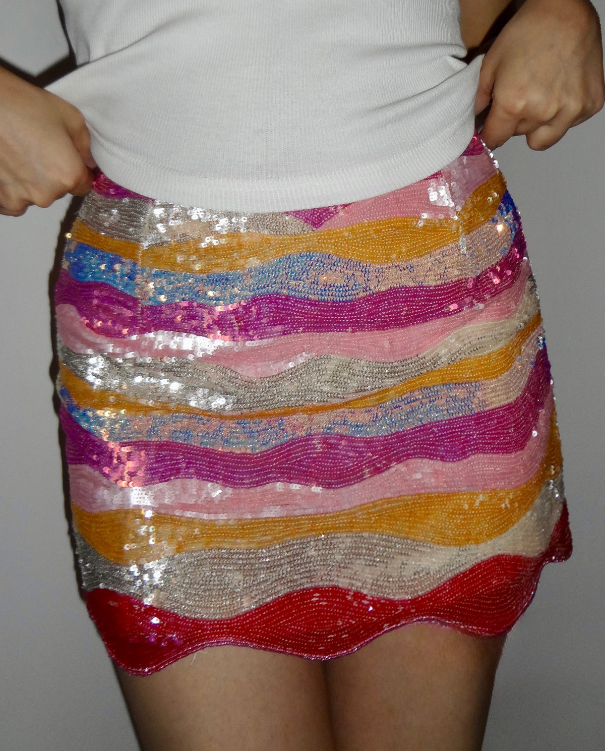 Candy Crush Sequin Skirt